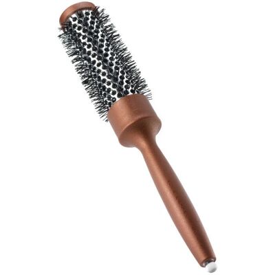 Spazzola per capelli rotonda Acca Kappa Termic Marrone 1 pezzo Spazzola per capelli rotonda Acca Kappa Termic Marrone 1 pezzo