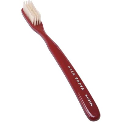 Acca Kappa Vintage Zahnbürste - Rot - Mittleres Nylon - Zahnbürste Acca Kappa Vintage Zahnbürste - Rot - Mittleres Nylon - Zahnbürste