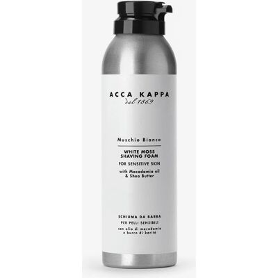 Acca Kappa Muschio Bianco White Moss Shaving Foam - Shaving Foam Acca Kappa Muschio Bianco White Moss Shaving Foam - Shaving Foam