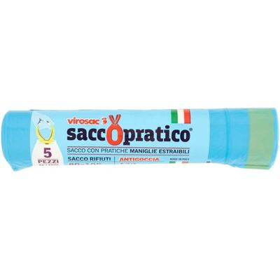 EAC - Conf. 5 - Blu 80x105 cm sacchi spazzatura - 5 pezzi EAC - Conf. 5 - Blu 80x105 cm sacchi spazzatura - 5 pezzi