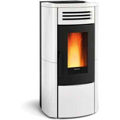Poêle à granulés La Nordica Terry Plus - Blanc - 12,1kW - Efficace & Silencieux - Publicité Poêle à granulés La Nordica Terry Plus - Blanc - 12,1kW - Efficace & Silencieux - Publicité