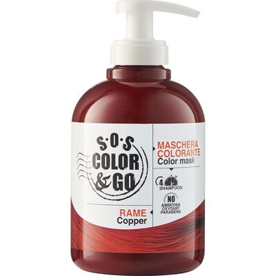 Alama S.O.S. Color & Go Maschera Capelli Rame - Cura dei Capelli Alama S.O.S. Color & Go Maschera Capelli Rame - Cura dei Capelli