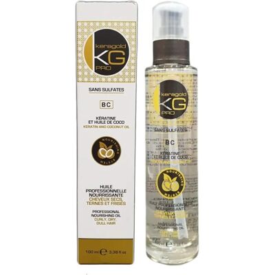 Huile Capillaire BC Keragold - Nourrissante, Anti Frisottis, 100ml - Publicité Huile Capillaire BC Keragold - Nourrissante, Anti Frisottis, 100ml - Publicité