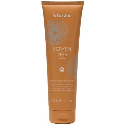 Echosline Keratin veg Mask - Natürlich, Nährend, 300ml - Haarmaske Echosline Keratin veg Mask - Natürlich, Nährend, 300ml - Haarmaske