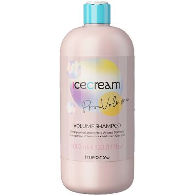 Inebrya Ice Cream Pro-Volume Shampoo - Hair Volumizing 1000ml Inebrya Ice Cream Pro-Volume Shampoo - Hair Volumizing 1000ml
