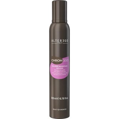 Alterego ChromEgo Mousse Silver - Neutralisant Jaune - Publicité Alterego ChromEgo Mousse Silver - Neutralisant Jaune - Publicité