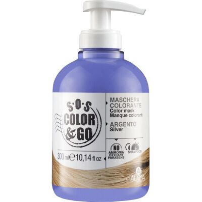 Alama S.O.S. Color & Go Haarmaske - Silber - Haarmaske Alama S.O.S. Color & Go Haarmaske - Silber - Haarmaske