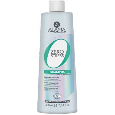 Shampoo Seboregolateur Zero Stress Alama Professionnel 300ml - Équilibre du cuir chevelu - Publicité Shampoo Seboregolateur Zero Stress Alama Professionnel 300ml - Équilibre du cuir chevelu - Publicité