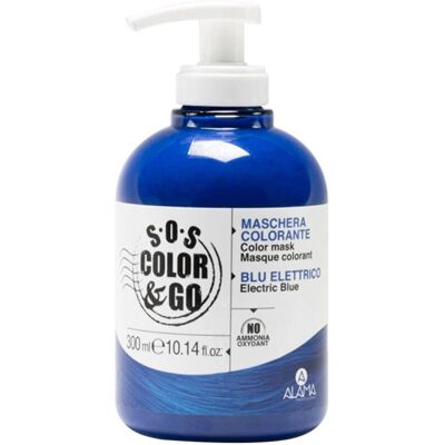 Alama SOS Color & Go Masque Capillaire Bleu Électrique - Type de cheveux - Publicité Alama SOS Color & Go Masque Capillaire Bleu Électrique - Type de cheveux - Publicité