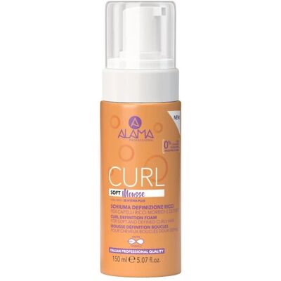Spuma pentru păr creț Alama - Curl Soft - Pentru toate tipurile de păr Spuma pentru păr creț Alama - Curl Soft - Pentru toate tipurile de păr