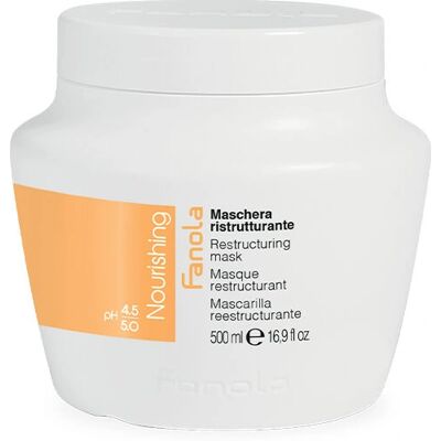 Fanola Nutri Care herstructurerende masker - Haar (500ml) Fanola Nutri Care herstructurerende masker - Haar (500ml)