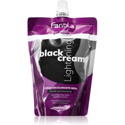 Fanola No Yellow Farbentferner Schwarze Creme - Haarbleichcreme Fanola No Yellow Farbentferner Schwarze Creme - Haarbleichcreme