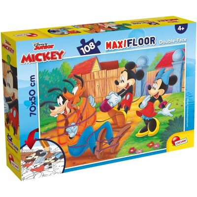 Lisciani Puzzle Mickey Double-Face 108 pièces - Puzzle Lisciani Puzzle Mickey Double-Face 108 pièces - Puzzle