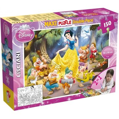 Lisciani Puzzle Double-Face Blanche-Neige - 150 pièces Lisciani Puzzle Double-Face Blanche-Neige - 150 pièces
