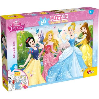 Puzzle Double Face Disney Princess - 60 pièces Puzzle Double Face Disney Princess - 60 pièces
