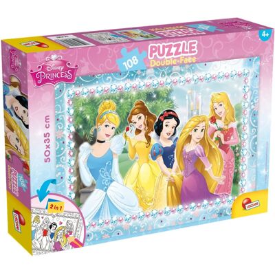 Lisciani GIOCHI Disney Prinzessinnen Puzzle Doppelseite 108 - Puzzle Lisciani GIOCHI Disney Prinzessinnen Puzzle Doppelseite 108 - Puzzle