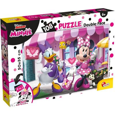 Lisciani Puzzle Double Face Plus 108 Minnie - Puzzle Lisciani Puzzle Double Face Plus 108 Minnie - Puzzle