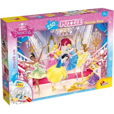 Lisciani Disney Prinsessen Puzzel Dubbelsidig 250 Stuk - Puzzel Lisciani Disney Prinsessen Puzzel Dubbelsidig 250 Stuk - Puzzel