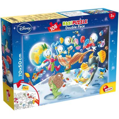 Puzzle Lindt Mickey Mouse dans l'Espace - Double Face 108 Pièces Puzzle Lindt Mickey Mouse dans l'Espace - Double Face 108 Pièces
