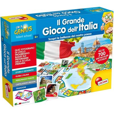 Lisciani 56453 Juego de mesa de viaje por Italia Lisciani 56453 Juego de mesa de viaje por Italia