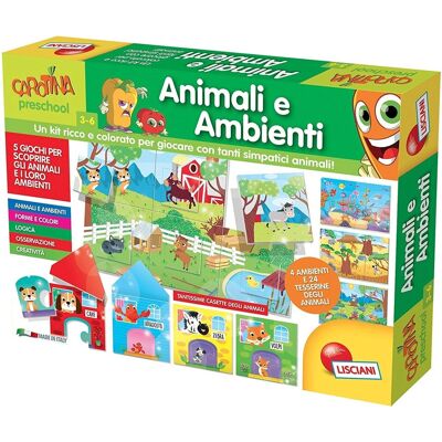 Lisciani Carotina Maxi Animales y Entornos - Juego Educativo Lisciani Carotina Maxi Animales y Entornos - Juego Educativo