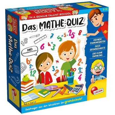 Lisciani Talent School - Quiz de Mathématiques - Jeu Éducatif Lisciani Talent School - Quiz de Mathématiques - Jeu Éducatif