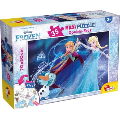 Lisciani Frozen Puzzle Doppelseitig - 35 Teile für Kinder 3+ Lisciani Frozen Puzzle Doppelseitig - 35 Teile für Kinder 3+