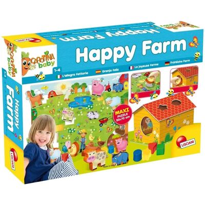 Set de puzzle fermier éducatif Lisciani - 12 puzzles animaux & maison 3D - Publicité Set de puzzle fermier éducatif Lisciani - 12 puzzles animaux & maison 3D - Publicité