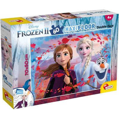 Lisciani Puzzle - Frozen 2 Pliage Double 60 pièces Lisciani Puzzle - Frozen 2 Pliage Double 60 pièces