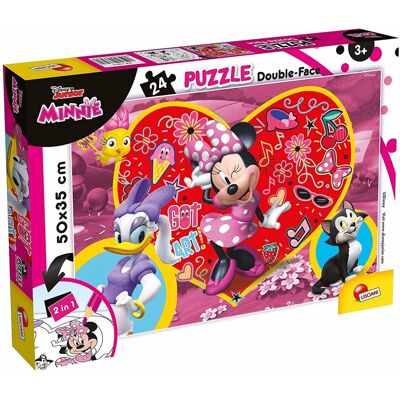 Lisciani Minnie Puzzle - Puzzle Doppelseite 24 Lisciani Minnie Puzzle - Puzzle Doppelseite 24