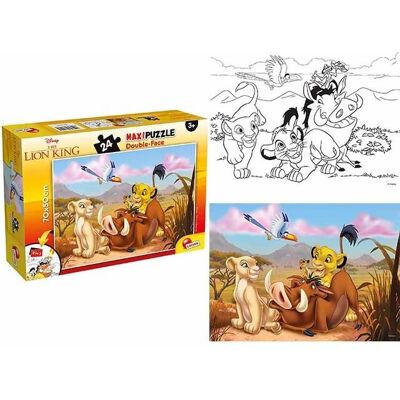 Lisciani Löwen König Doppelbild Puzzle - Puzzle Lisciani Löwen König Doppelbild Puzzle - Puzzle
