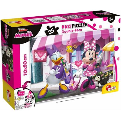 Lisciani Puzzle Minnie - Supermaxi 35 Dubbelszijdig Lisciani Puzzle Minnie - Supermaxi 35 Dubbelszijdig