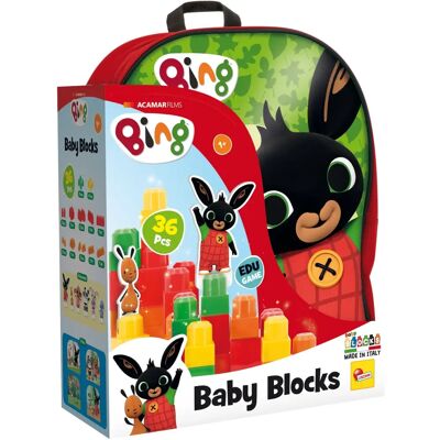 Lisciani Giochi Bing Rucksack mit Konstruktionsspielzeug - Rucksack mit Bauklötzchen Lisciani Giochi Bing Rucksack mit Konstruktionsspielzeug - Rucksack mit Bauklötzchen