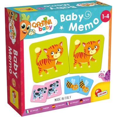 Lisciani Carotina Baby Memo Tiere - Gesellschaftsspiel Lisciani Carotina Baby Memo Tiere - Gesellschaftsspiel