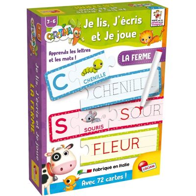 Liscianigiochi Juego Educativo Je lis, Jcris et je joue - Juego Educativo Liscianigiochi Juego Educativo Je lis, Jcris et je joue - Juego Educativo