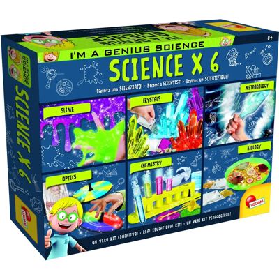Lisciani Science X 6 - Kit de sciences pour 8 ans et plus - Publicité Lisciani Science X 6 - Kit de sciences pour 8 ans et plus - Publicité