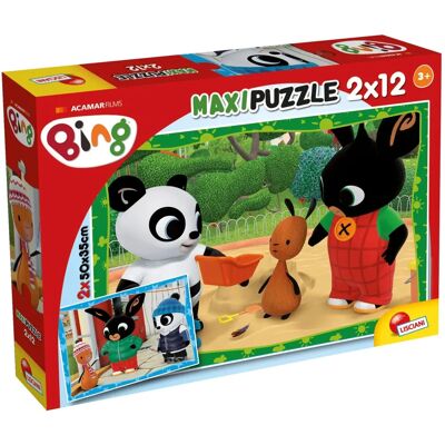 Lisciani Bing Maxi Puzzle - Jeu Éducatif Coordination Œil-Main Lisciani Bing Maxi Puzzle - Jeu Éducatif Coordination Œil-Main