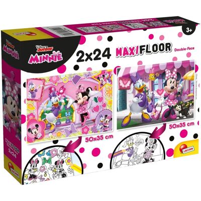 Puzzle Disney Minnie - Doble Face 2 en 1 24 Pièces Puzzle Disney Minnie - Doble Face 2 en 1 24 Pièces