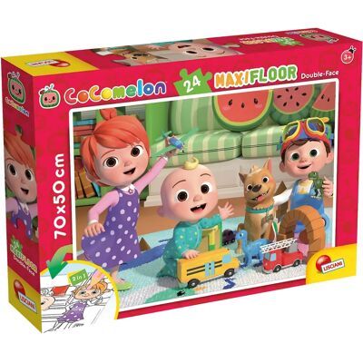 Puzzle Cocomelon - 24 Pièces - À partir de 3 ans - Publicité Puzzle Cocomelon - 24 Pièces - À partir de 3 ans - Publicité