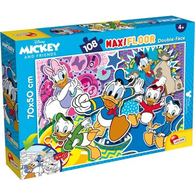 Lisciani Pussel Dubbelsidig Donald Duck Maxi Golv 108 - Pussel Lisciani Pussel Dubbelsidig Donald Duck Maxi Golv 108 - Pussel
