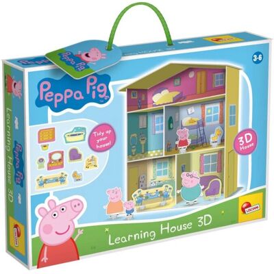 Lisciani Peppa Pig Lernhaus 3D Brettspiel Puzzle - Lernhaus Lisciani Peppa Pig Lernhaus 3D Brettspiel Puzzle - Lernhaus