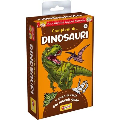 Lisciani 92468 Je suis un Génie Champions de Dinosaures - Jeu de cartes éducatif Lisciani 92468 Je suis un Génie Champions de Dinosaures - Jeu de cartes éducatif