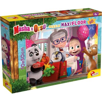 Just Entertainment B.V. Masha Puzzle 60 Pièces - Puzzle Just Entertainment B.V. Masha Puzzle 60 Pièces - Puzzle