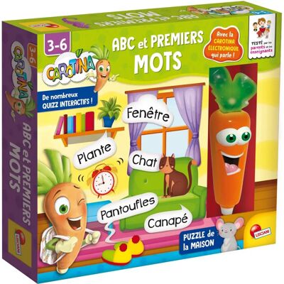 Lisciani Giochi ABC & Premiers Mots - Jeu Éducatif - Français - Carton Lisciani Giochi ABC & Premiers Mots - Jeu Éducatif - Français - Carton