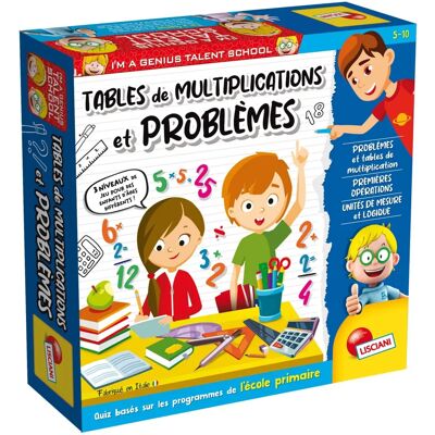 Lisciani Giochi Multiplications et problèmes - Bildungsspiel - Blau - Bildungsspiel Lisciani Giochi Multiplications et problèmes - Bildungsspiel - Blau - Bildungsspiel