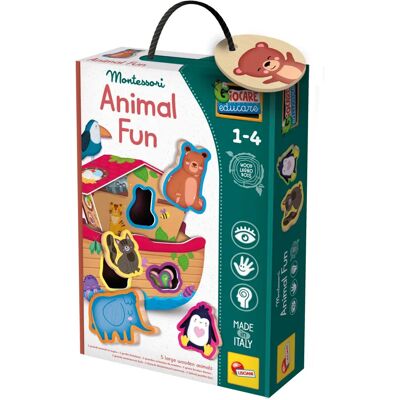 Lisciani 96893 - Jouet en Bois Montessori Animal Fun Lisciani 96893 - Jouet en Bois Montessori Animal Fun