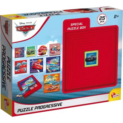 Lisciani Progressiv Pussel 8 Biler - Puzzle Lisciani Progressiv Pussel 8 Biler - Puzzle