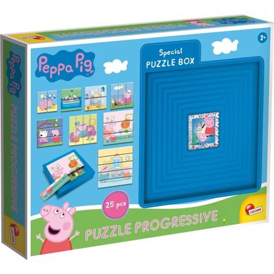 Liscianigiochi Puzzle Progressif Peppa Pig - 25 Pièces - Jouet Éducatif Liscianigiochi Puzzle Progressif Peppa Pig - 25 Pièces - Jouet Éducatif
