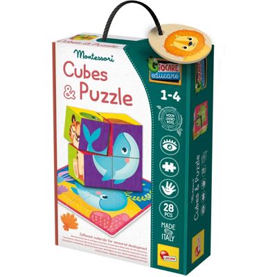 Liscianigiochi Bildendes Spiel Würfel & Puzzle - Bildendes Spiel Liscianigiochi Bildendes Spiel Würfel & Puzzle - Bildendes Spiel