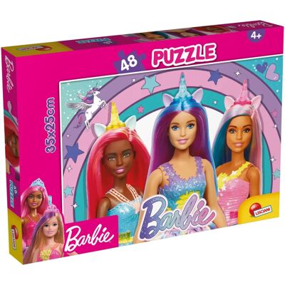 Puzzle Barbie 48 Pièces - 35x25cm - Jouet Éducatif Puzzle Barbie 48 Pièces - 35x25cm - Jouet Éducatif